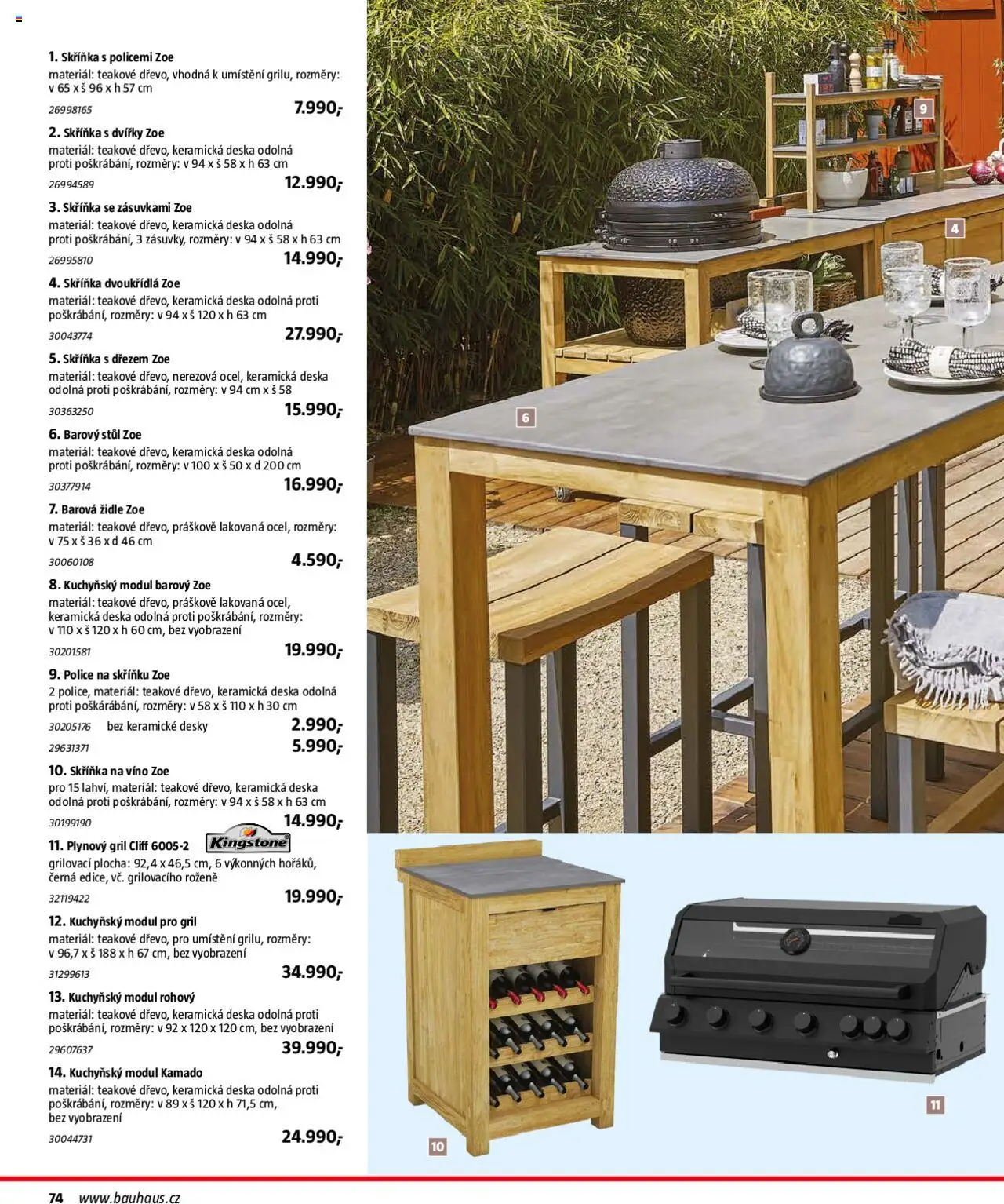 Bauhaus katalog Zahradní nábytek - strana 74- platný od 01.04.2025