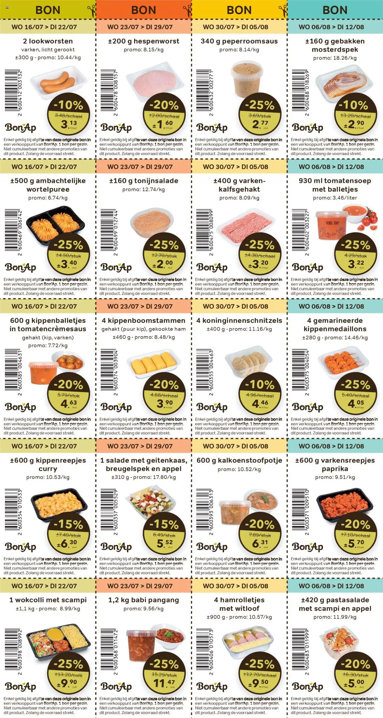 Bon Ap folder/publicité - pagina 8- geldig vanaf 16/07/2025