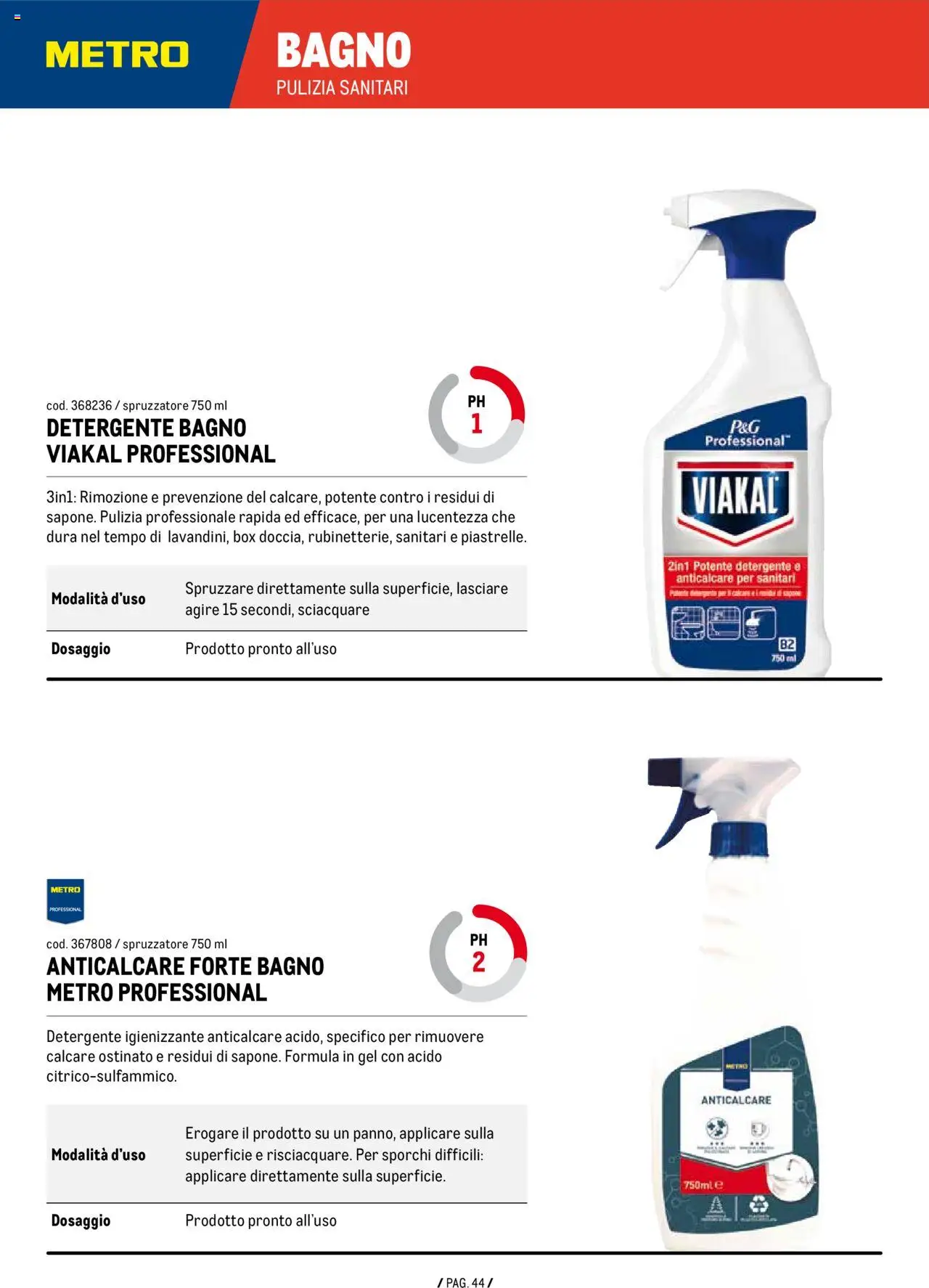 Metro Detergenza Professionale catalogo - pagina 44 - valido dal 11/09/2025