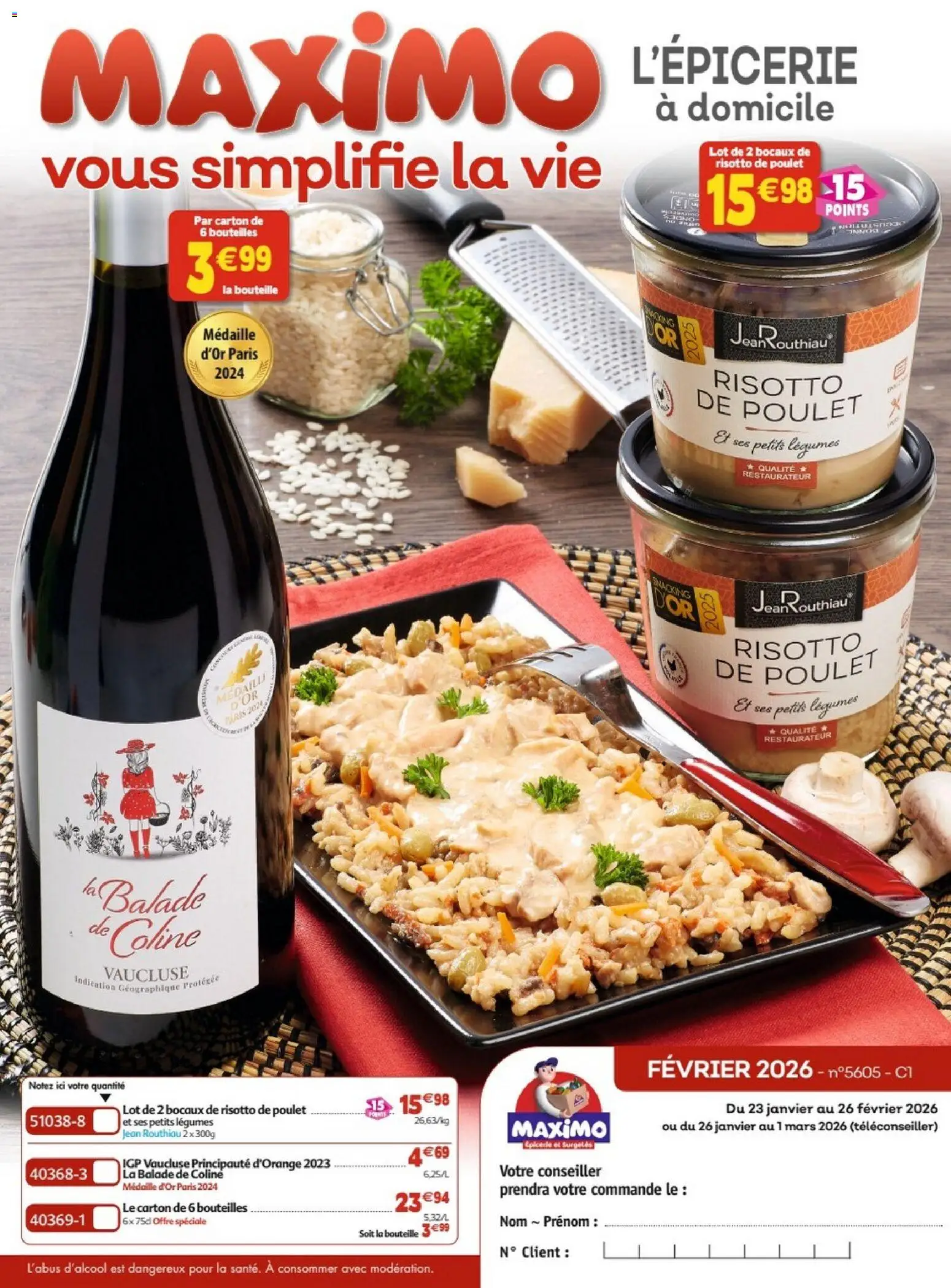 Maximo catalogue epicerie - page 1 - valable à partir du 23/01/2026