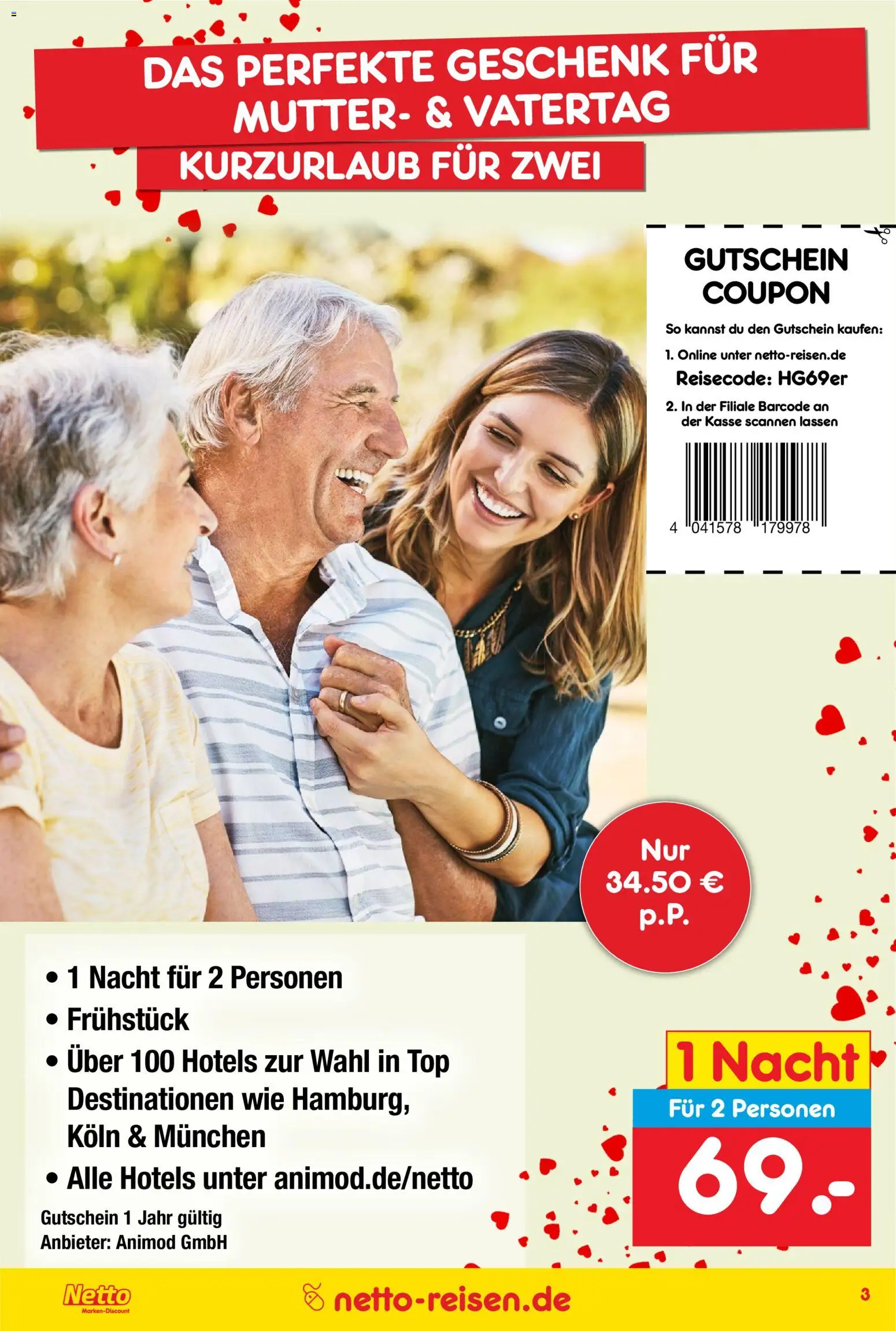 Netto Reisen Prospekt 	 - Seite 3 - gültig ab 30.04.2026