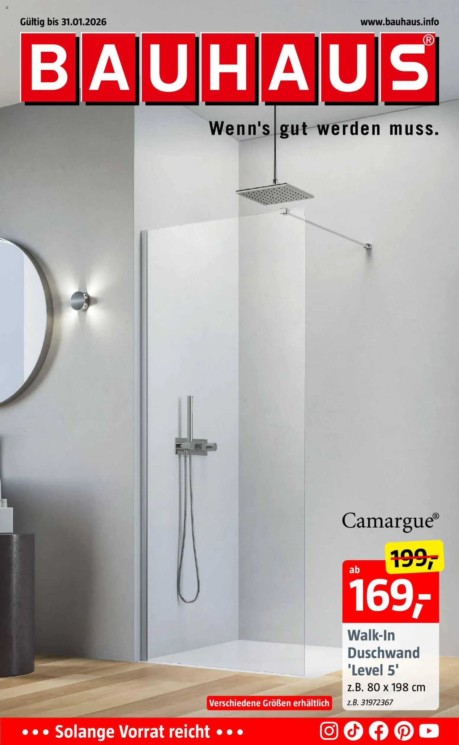 Bauhaus Prospekt 	 - Seite 1 - gültig ab 03.01.2026