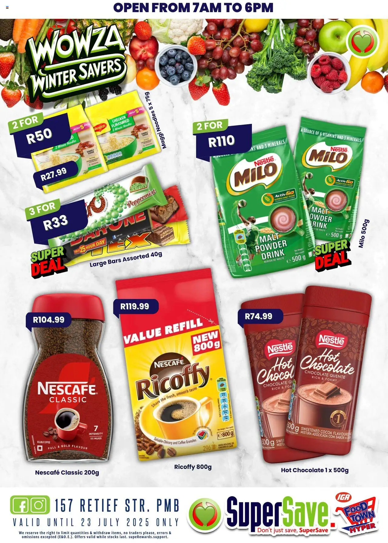 Super Save Specials - page 10- valid from 18/07/2025