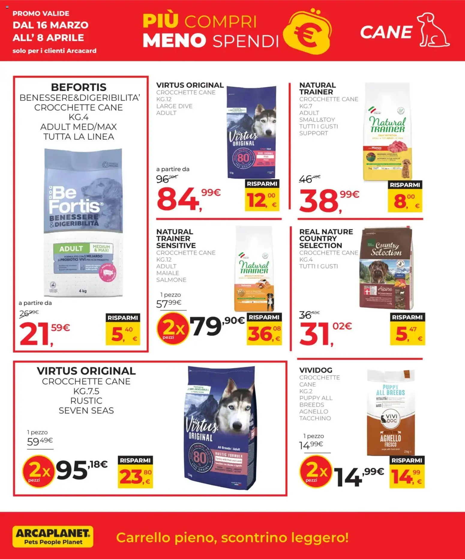 Arcaplanet volantino - pagina 9 - valido dal 16/03/2026