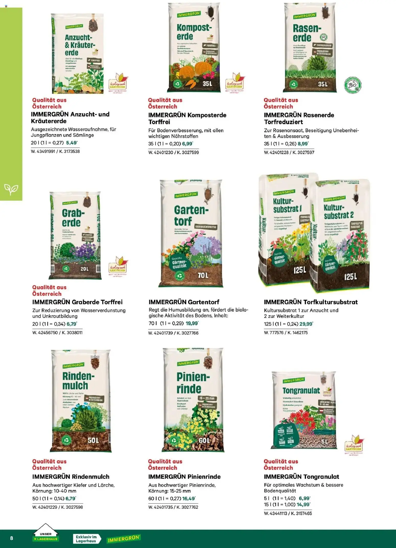 Lagerhaus Garten & Freizeit Katalog 2026 - Wien, Innsbruck - page 8- valid from 01.03.2026