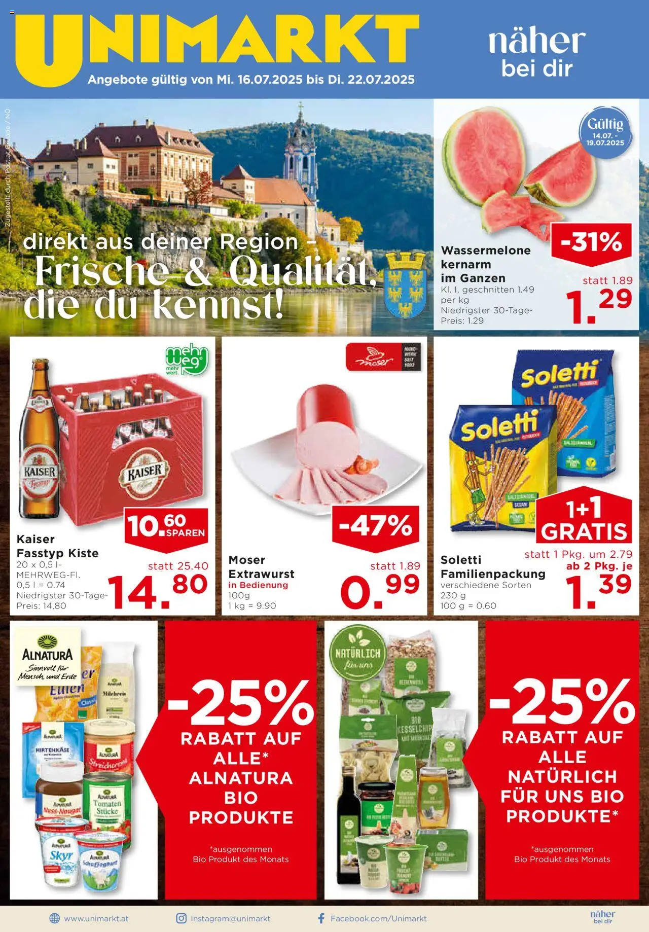 Unimarkt Niederösterreich - Seite 1- gültig ab 16.07.2025
