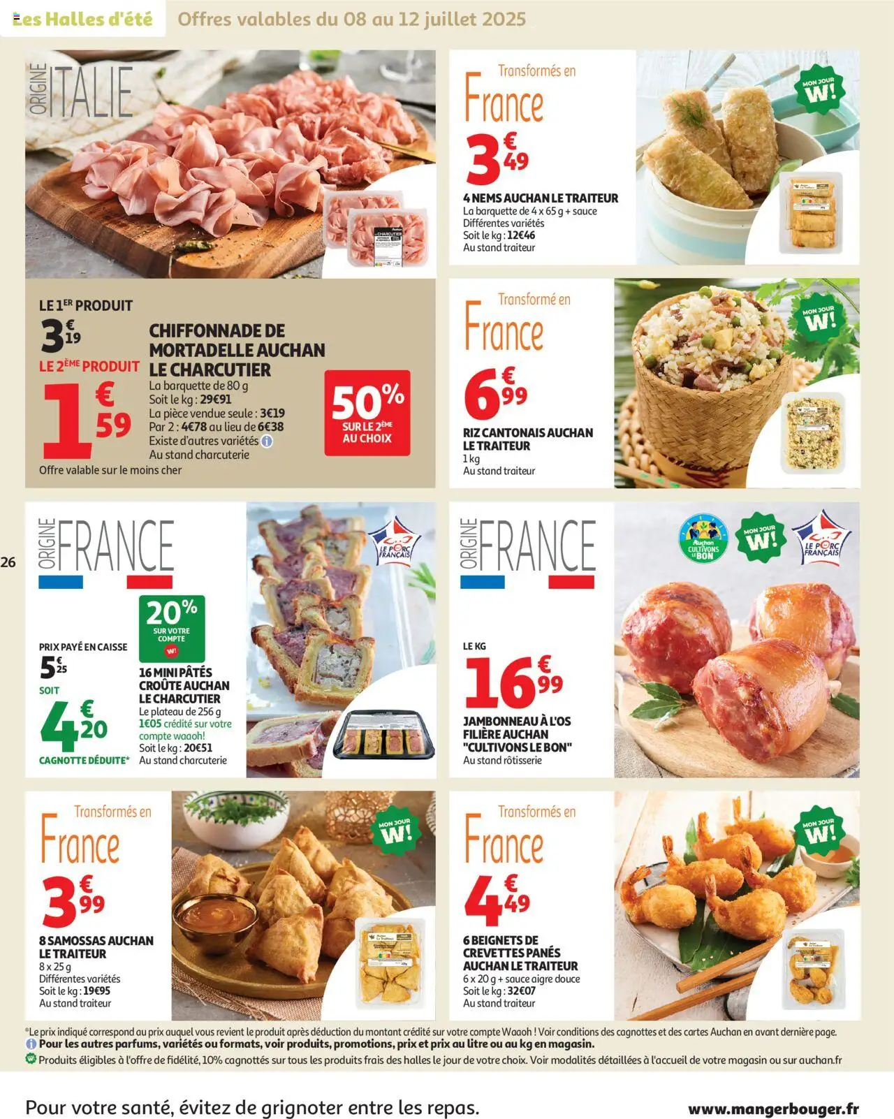 Auchan prospectus - page 26 - valable à partir du 08/07/2025