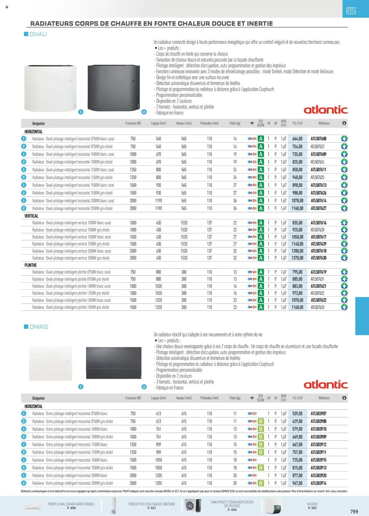 Rexel - Chauffage Électrique, ECS, PAC AIR-AIR Et Qualite De L´Air Interieur - page 5 - valable à partir du 16/07/2025