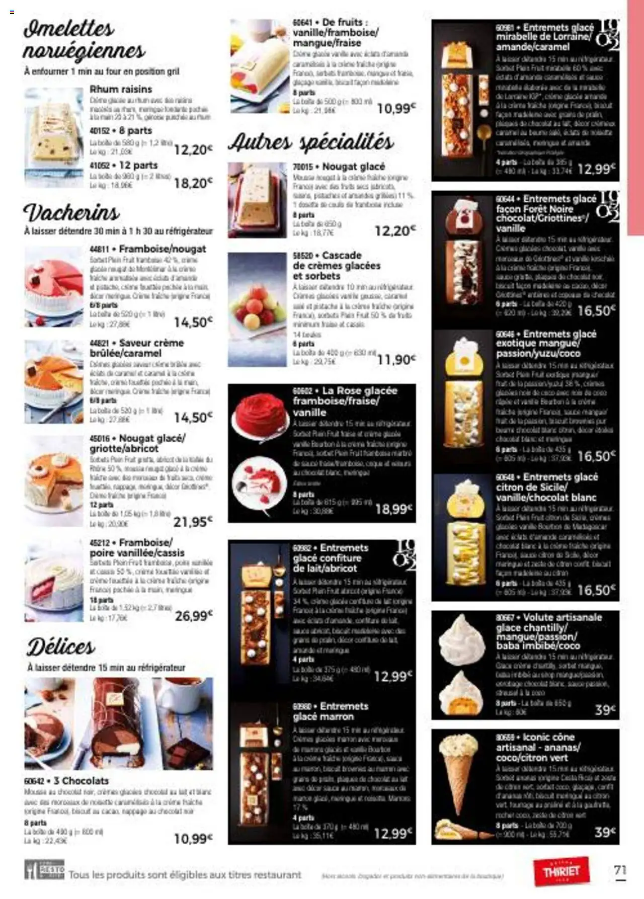 Thiriet catalogue livraison à domicile - page 71 - valable à partir du 11/07/2025