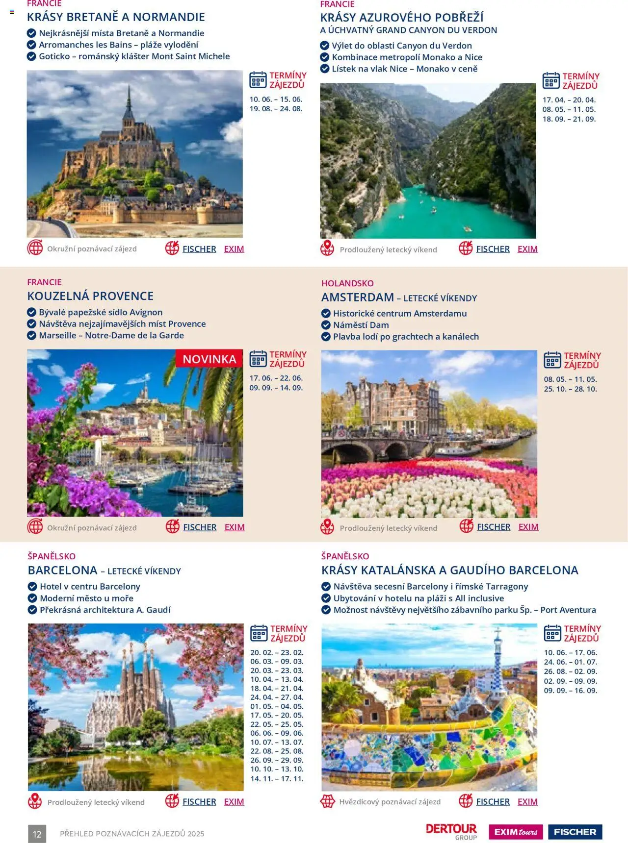 EXIM tours katalog - Poznávací zájezdy - strana 12- platný od 01.01.2025