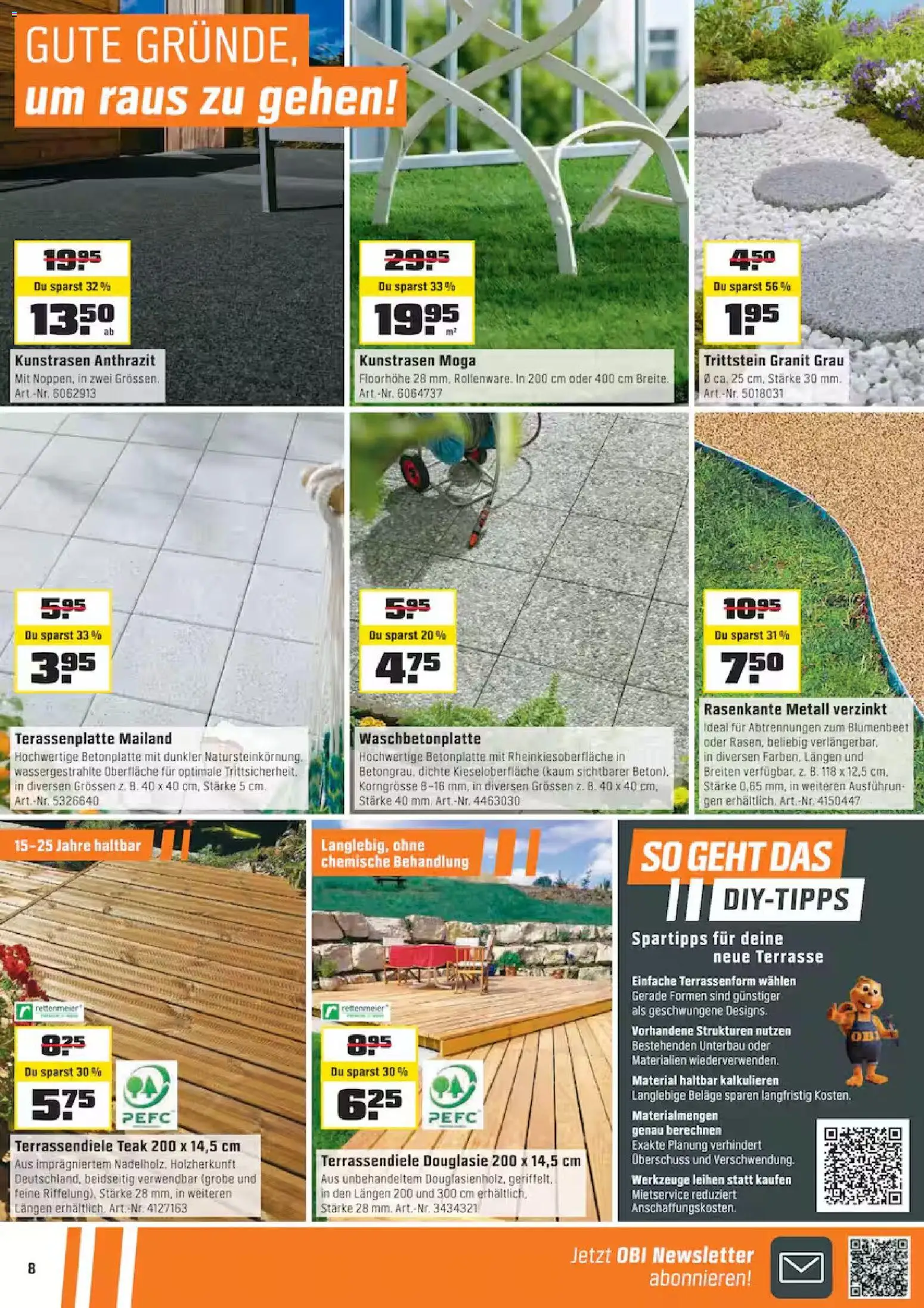 OBI aktionen - page 8- valid from 01.04.2026
