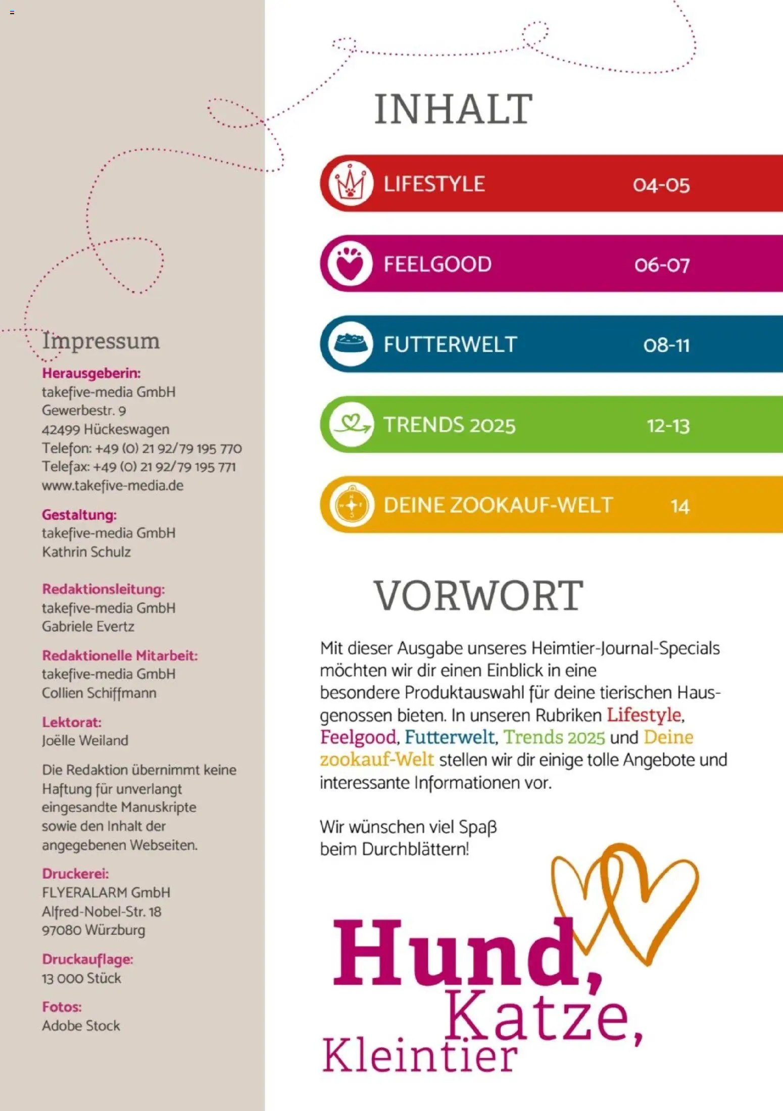 zookauf  Heimtier Journal Special - Seite 3 - gültig ab 01.12.2025