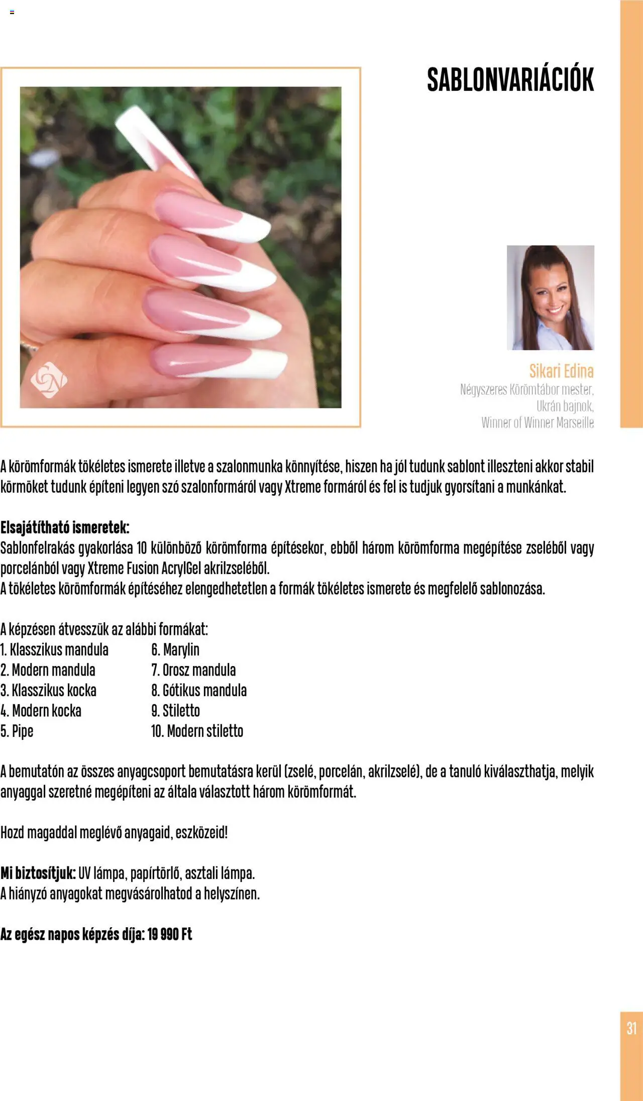 Crystal Nails Akciós újság - 31oldal - érvényes 2025.06.01.-tól