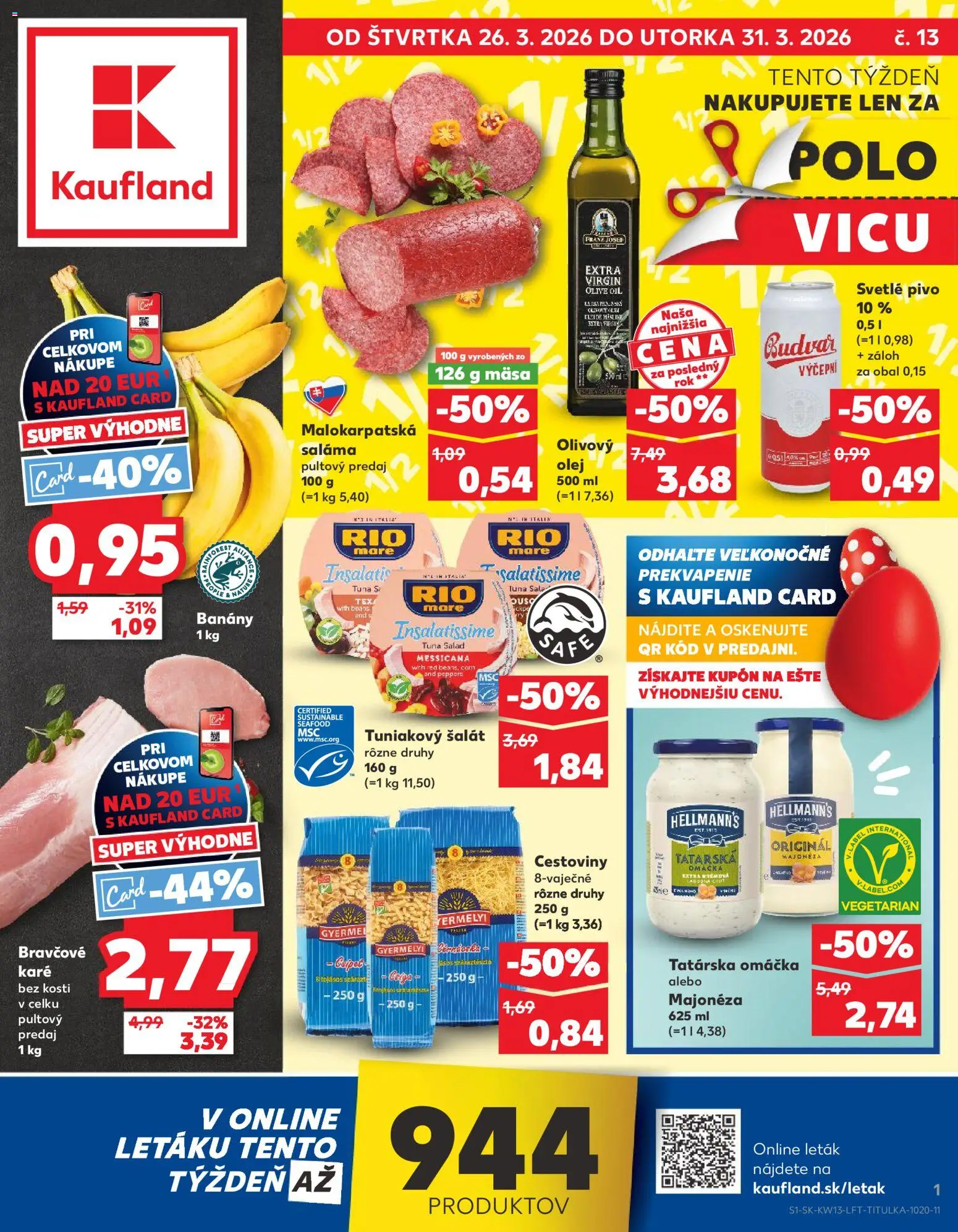 Kaufland Sabinov - strana 1- platný od 26.03.2026