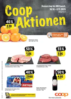 Vorschau Coop Aktionen gültig ab 30.10.2025
