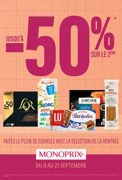 Aperçu Monoprix catalogue valable à partir du 09/09/2025