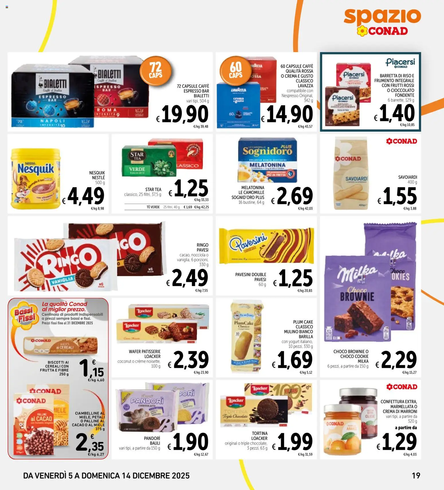 Volantino Spazio Conad	 - pagina 19 - valido dal 05/12/2025