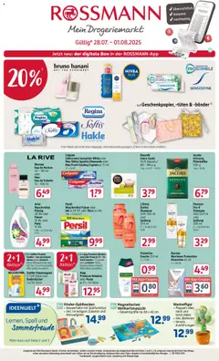Vorschau Rossmann Prospekt 	 gültig ab 28.07.2025