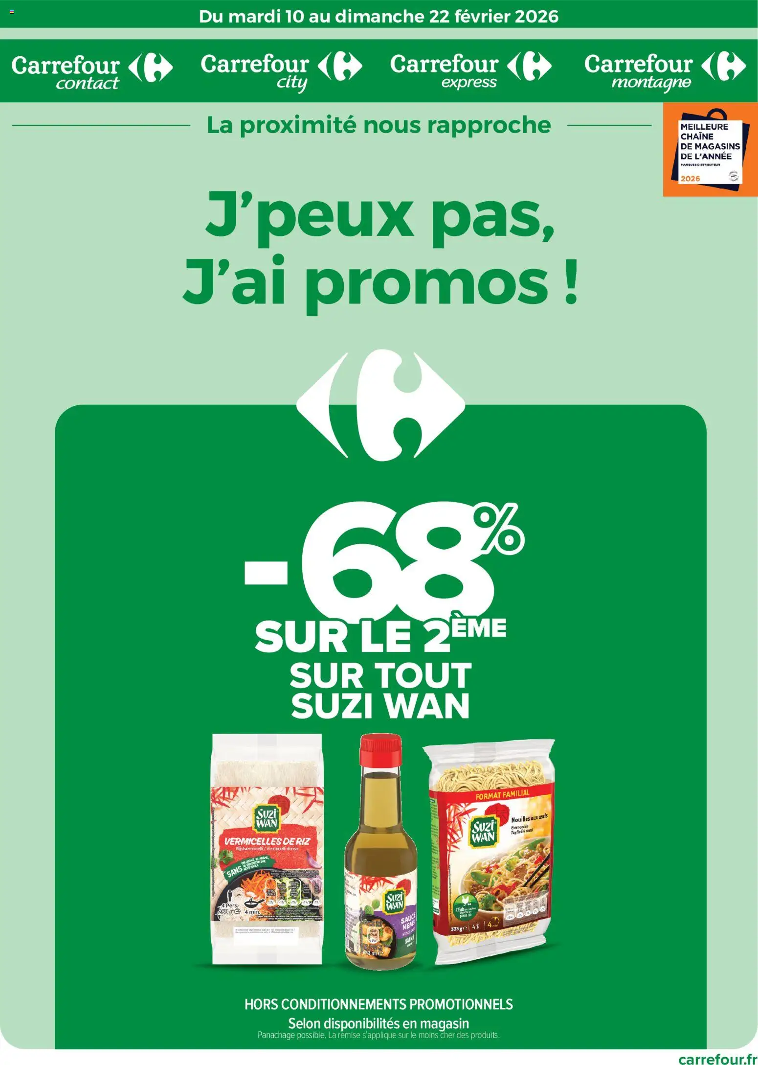 Carrefour City J'peux pas, j'ai promos - page 1 - valable à partir du 10/02/2026