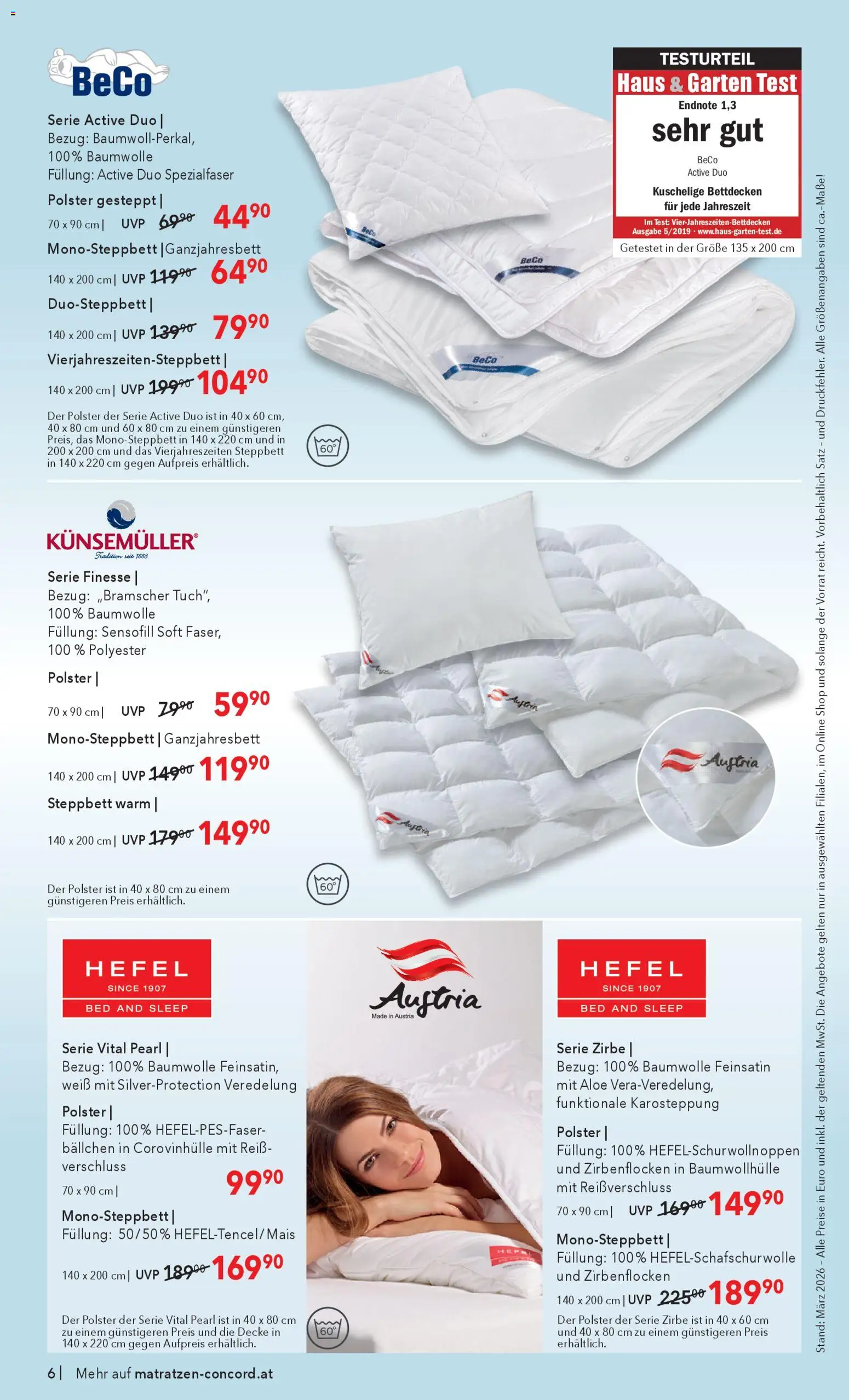 Matratzen Concord Flugblatt - page 6- valid from 25.03.2026
