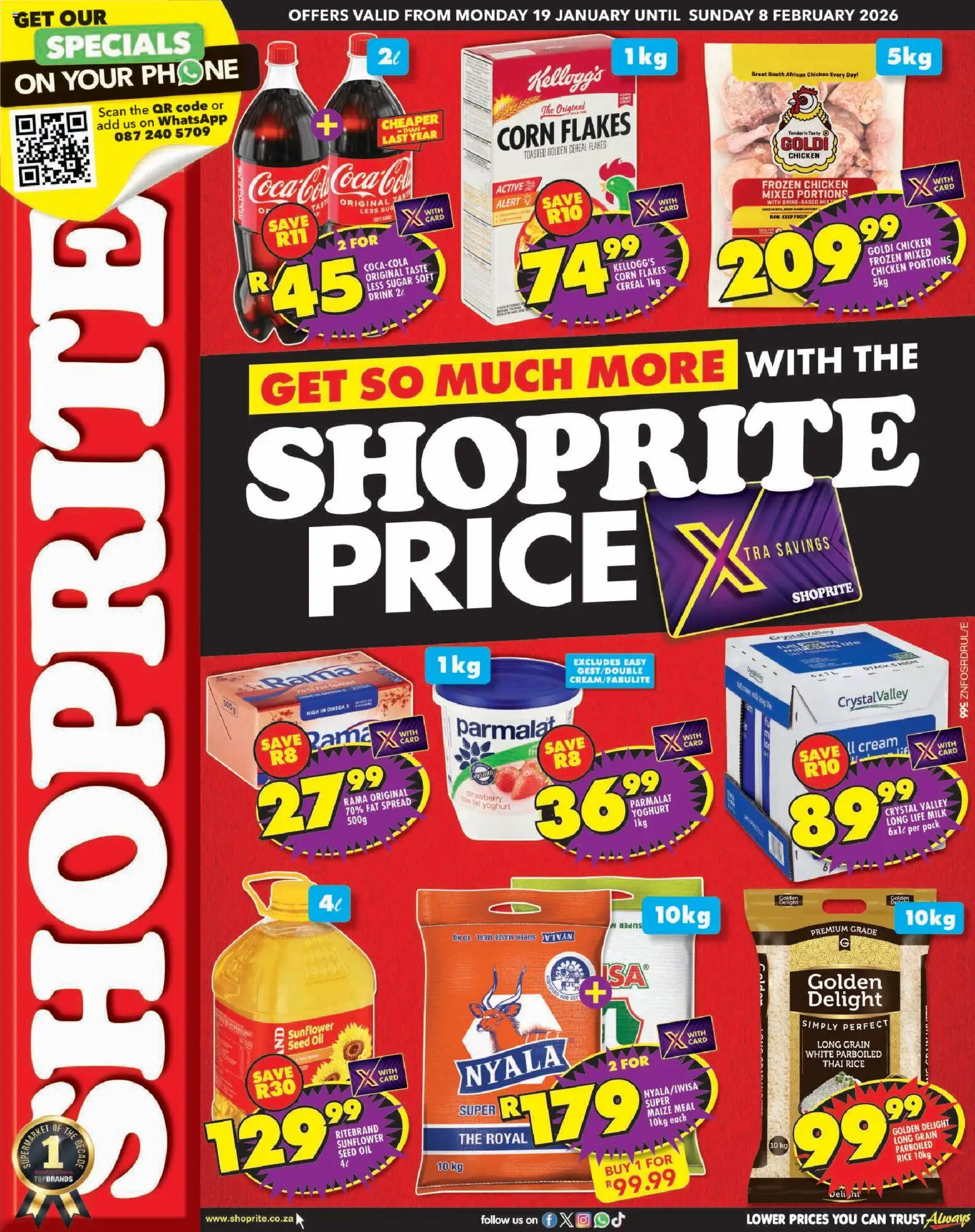 Shoprite Specials - page 1- valid from 19/01/2026