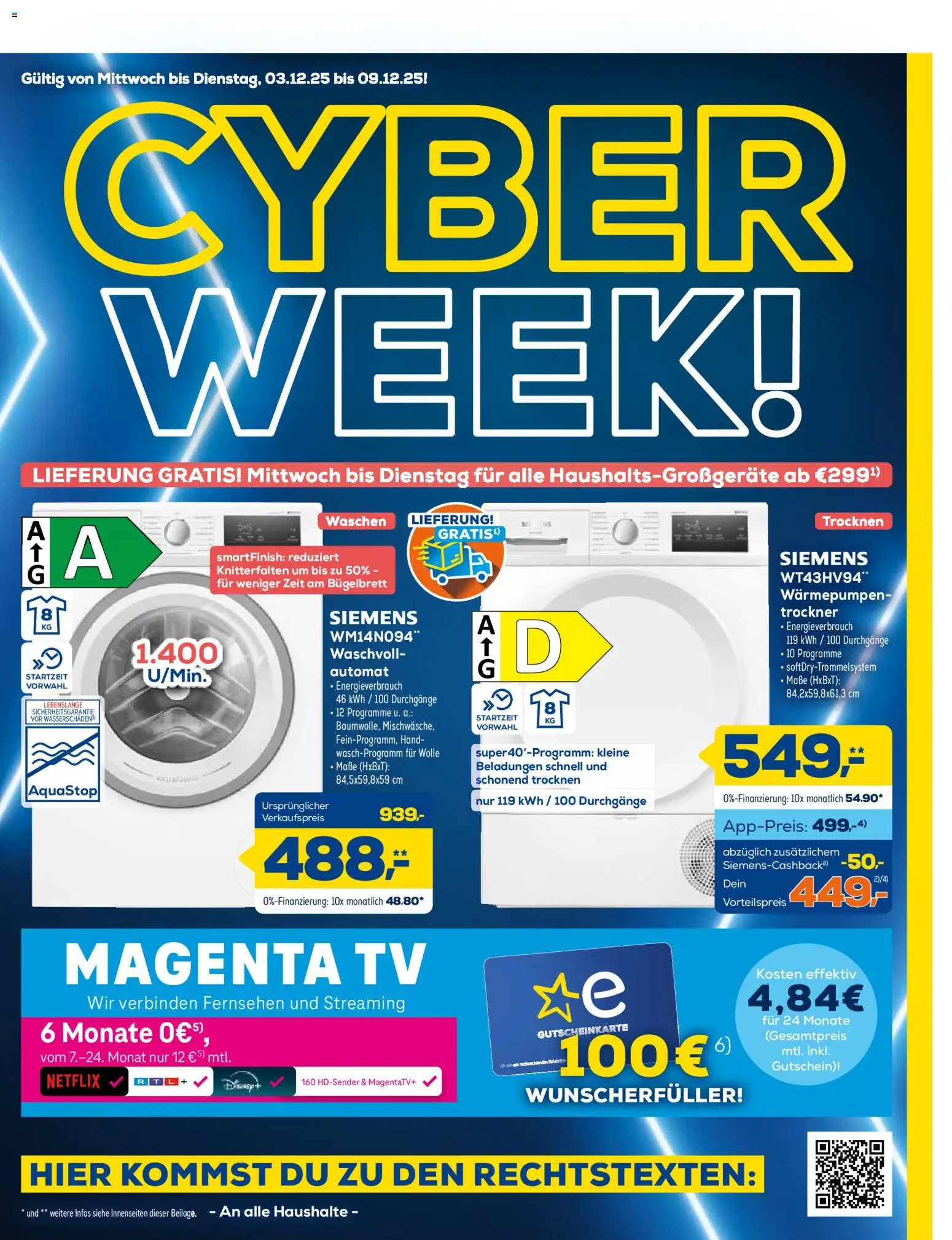 Euronics - Cyber Monday - Seite 1 - gültig ab 03.12.2025