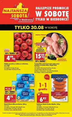 Podgląd Biedronka gazetka - Najtańsza sobota ważny od 30.08.2025