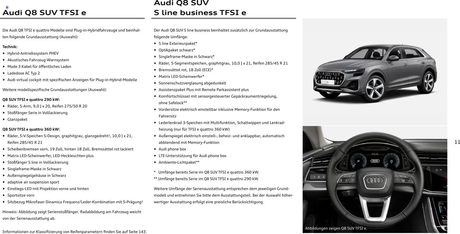 Audi Q8 - Seite 11 - gültig ab 06.11.2025