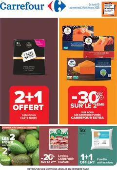 Aperçu Carrefour Les promos du quotidien valable à partir du 15/12/2025