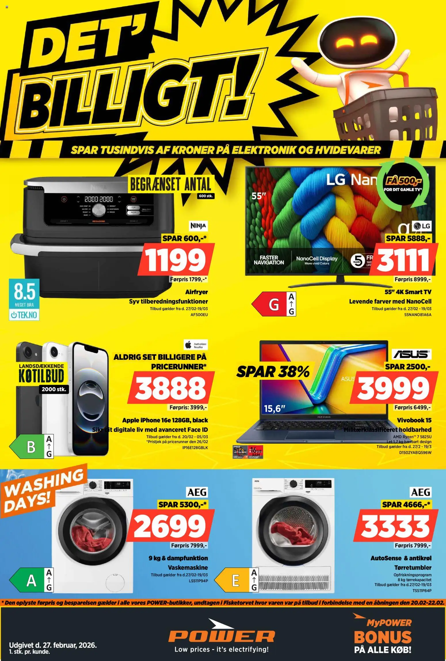 Power - Tilbudsavis - side 1- gyldig fra 27/02/2026
