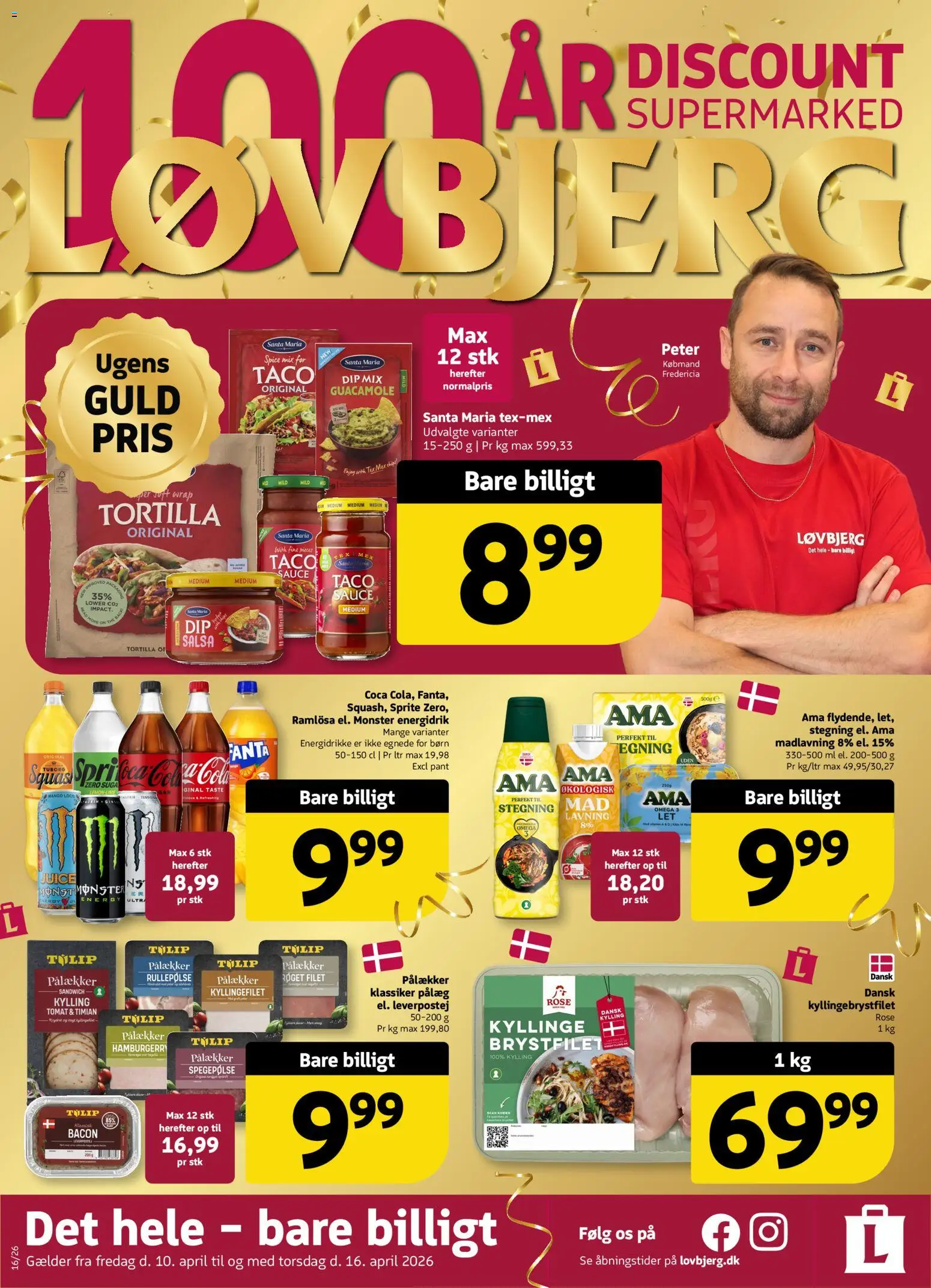Løvbjerg - Tilbudsavis uge 15 - side 1- gyldig fra 10/04/2026