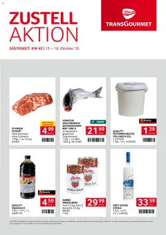 Vorschau Transgourmet Zustellaktion gültig ab 13.10.2025