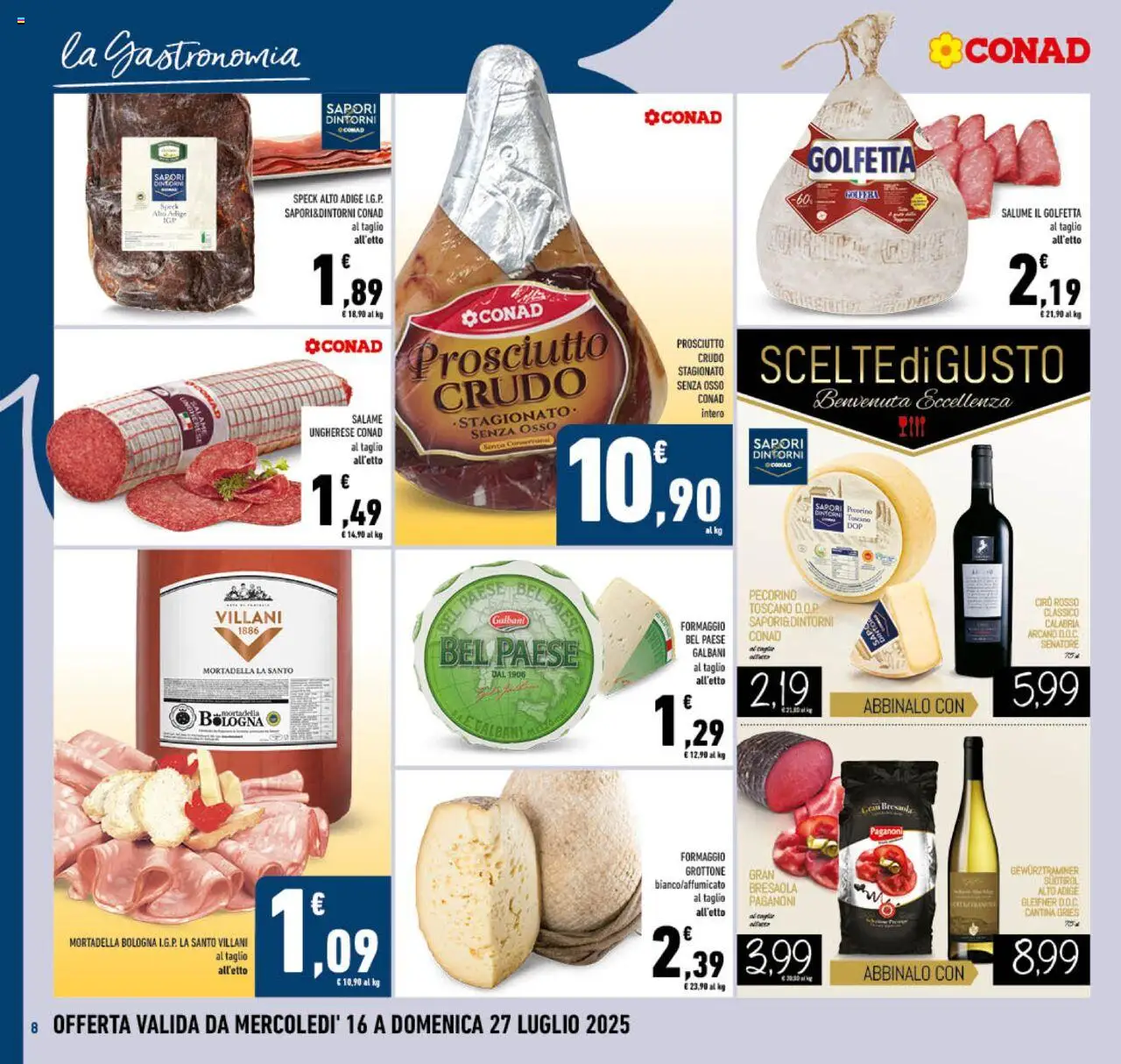 Conad Campania catalogo - pagina 8 - valido dal 16/07/2025