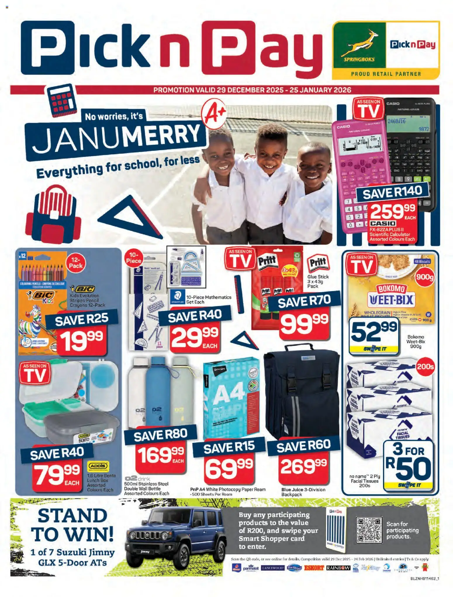 Pick n Pay - Back To School Specials - page 1- valid from 29/12/2025