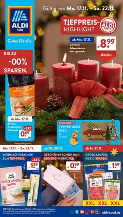 Vorschau Aldi Süd Prospekt 	 gültig ab 17.11.2025