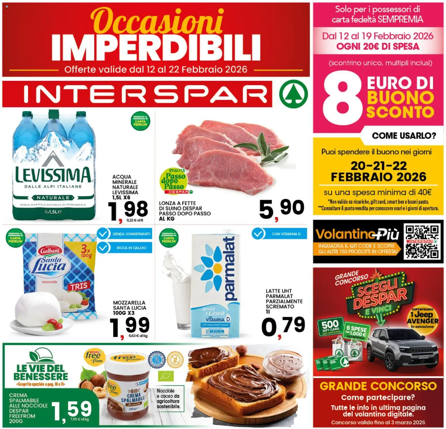 Volantino Interspar	 - pagina 1 - valido dal 12/02/2026