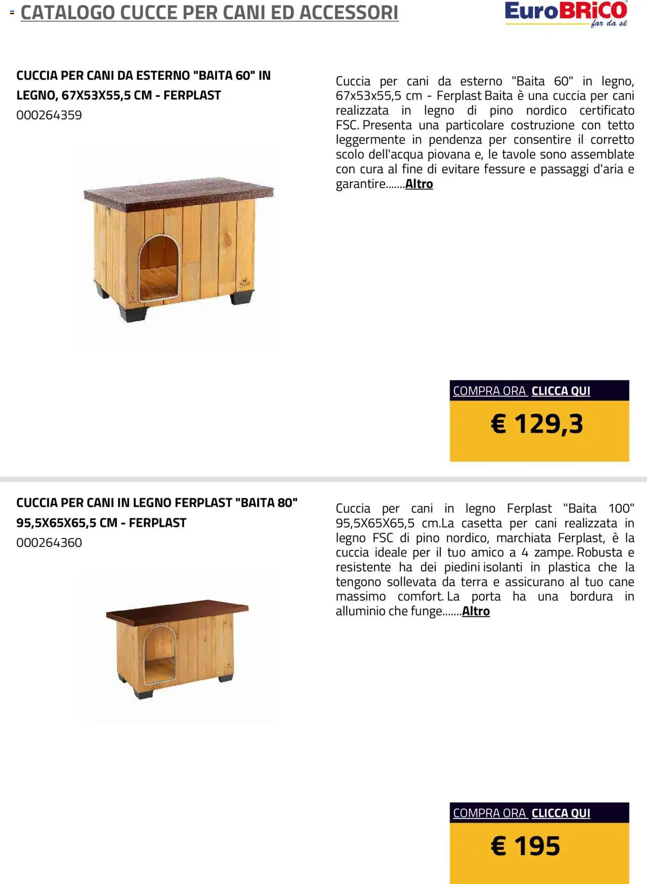 Eurobrico Cucce catalogo - pagina 16 - valido dal 15/07/2025