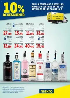 Vista previa del folleto Makro - Destilados Canarias válido desde 01/09/2025