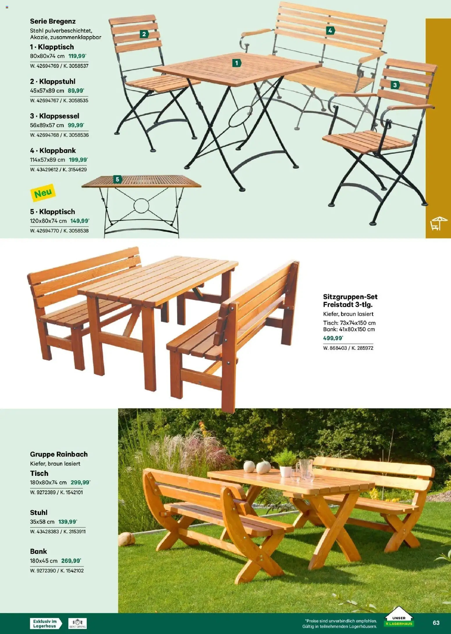 Lagerhaus Garten & Freizeit Katalog 2026 - Wien, Innsbruck - page 63- valid from 01.03.2026