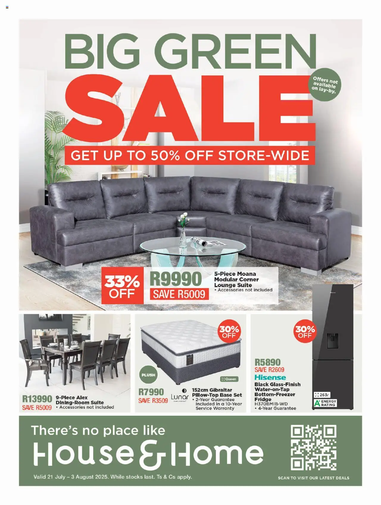 House and Home Specials - page 1- valid from 21/07/2025