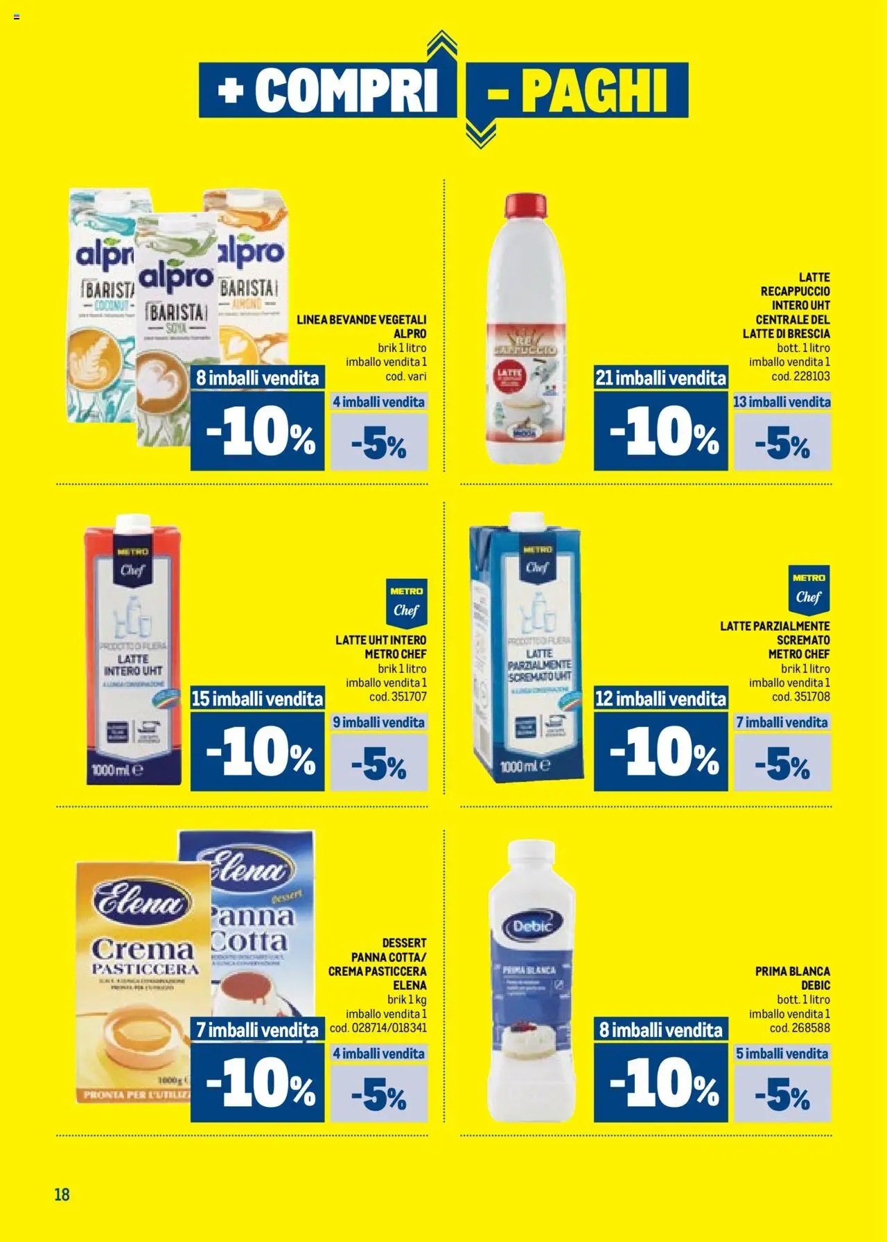 Metro + Compri - Paghi catalogo - pagina 18 - valido dal 09/07/2025