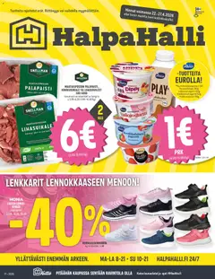 Esikatselu Halpa Halli tarjoukset voimassa alkaen 22/04/2026