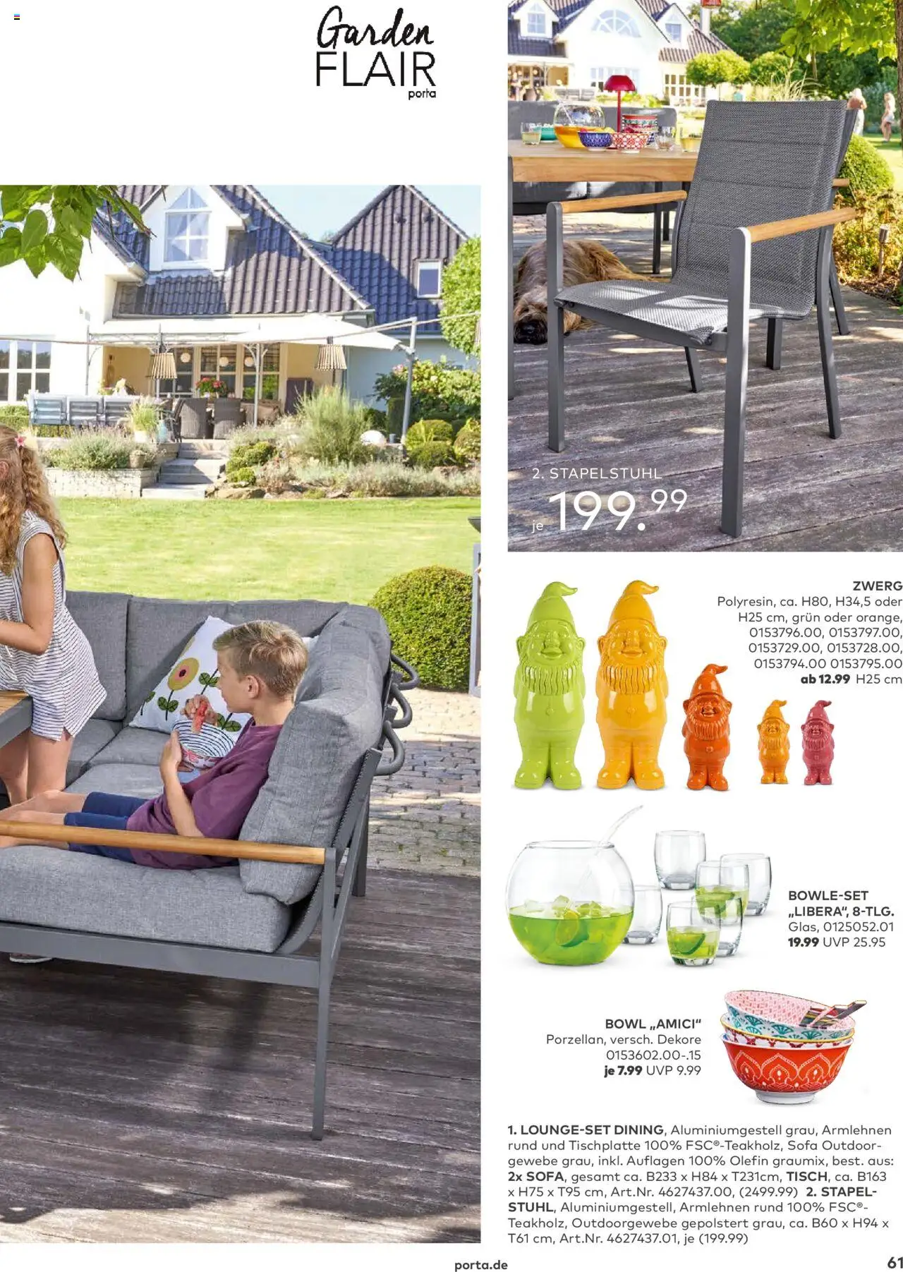 Porta! - Outdoor - Gartenmöbelkatalog 2025 - Seite 61 - gültig ab 02.03.2025