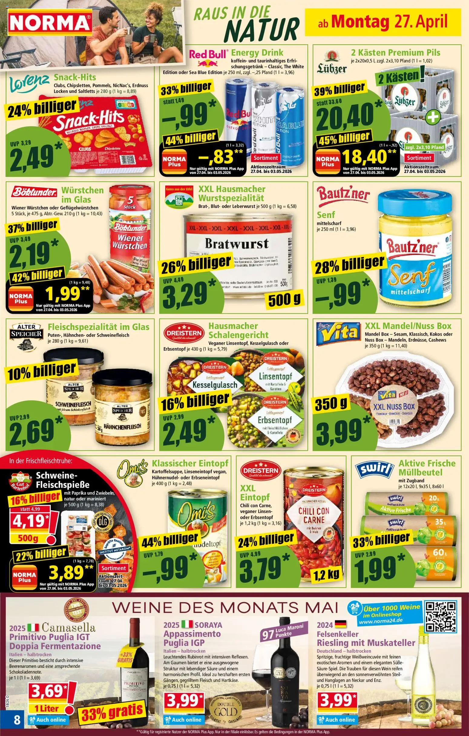Norma Prospekt 	 - Seite 8 - gültig ab 27.04.2026
