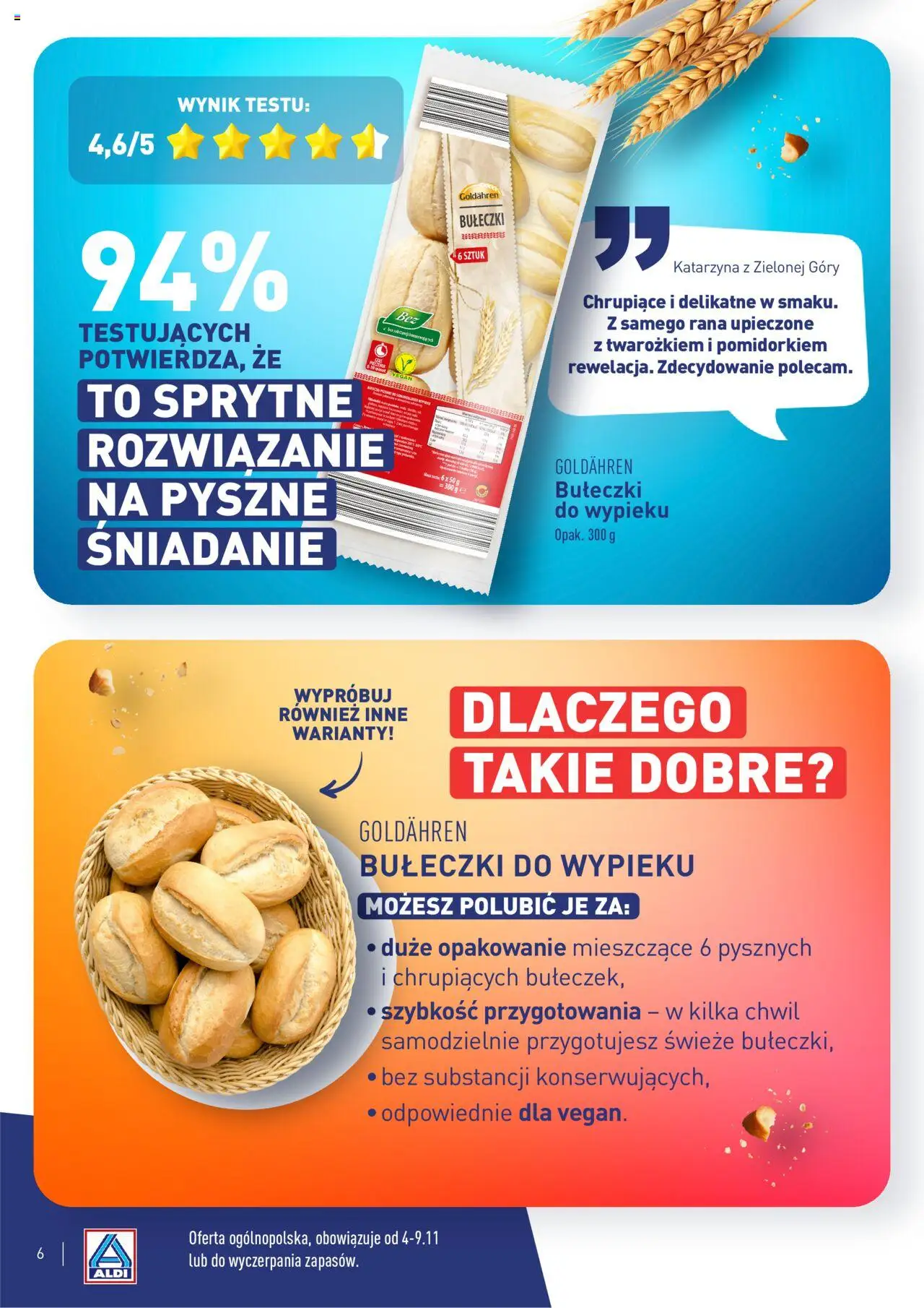 Aldi Gazetka - Wielki test - strona 6- ważny od 04.11.2024