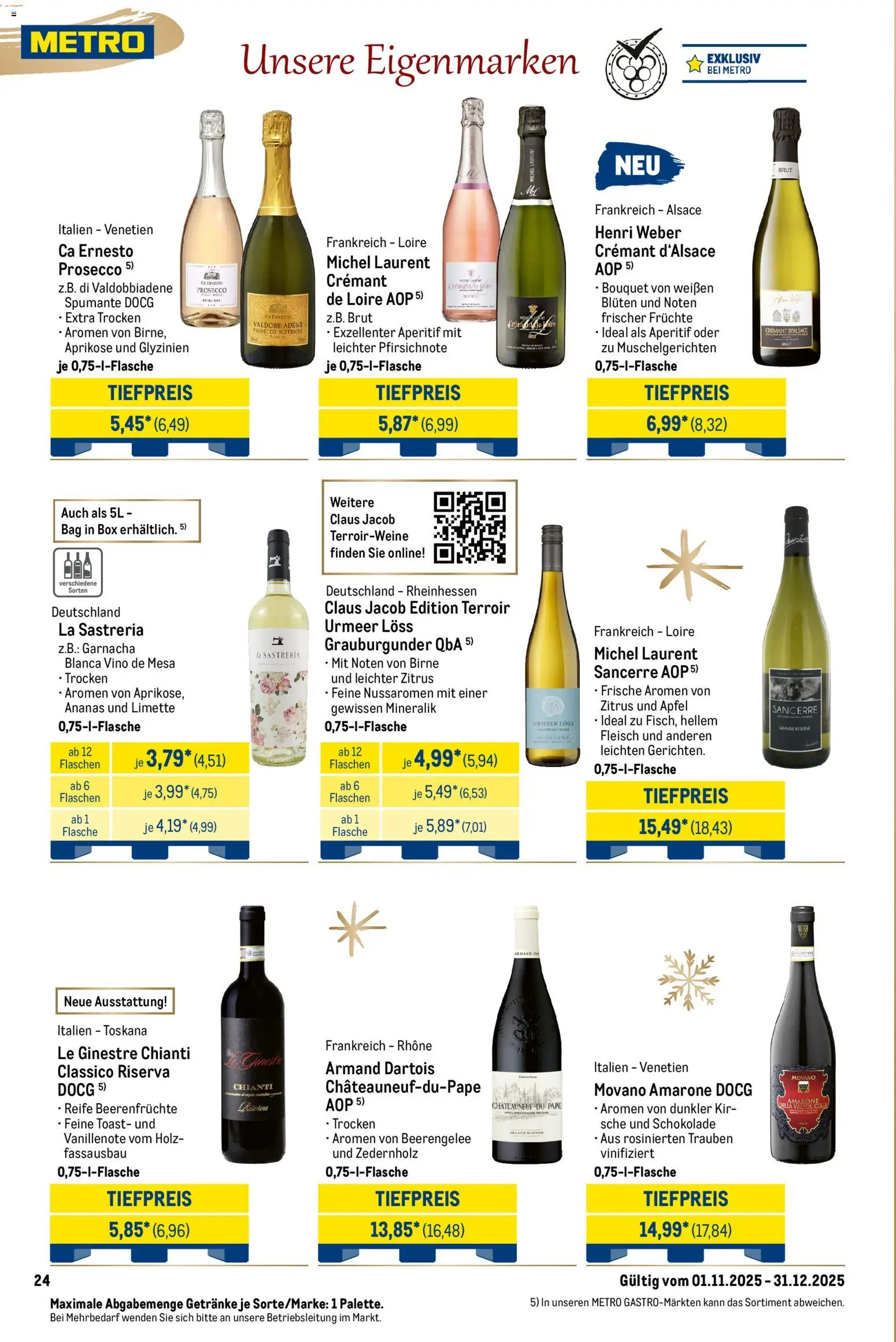 Metro Saisonkatalog Festliche Momente - Seite 24 - gültig ab 01.11.2025