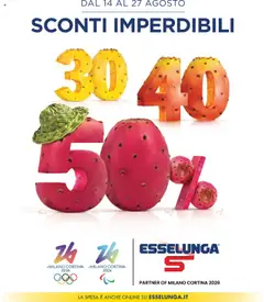 Anteprima Volantino Esselunga S	 valida dal 14/08/2025