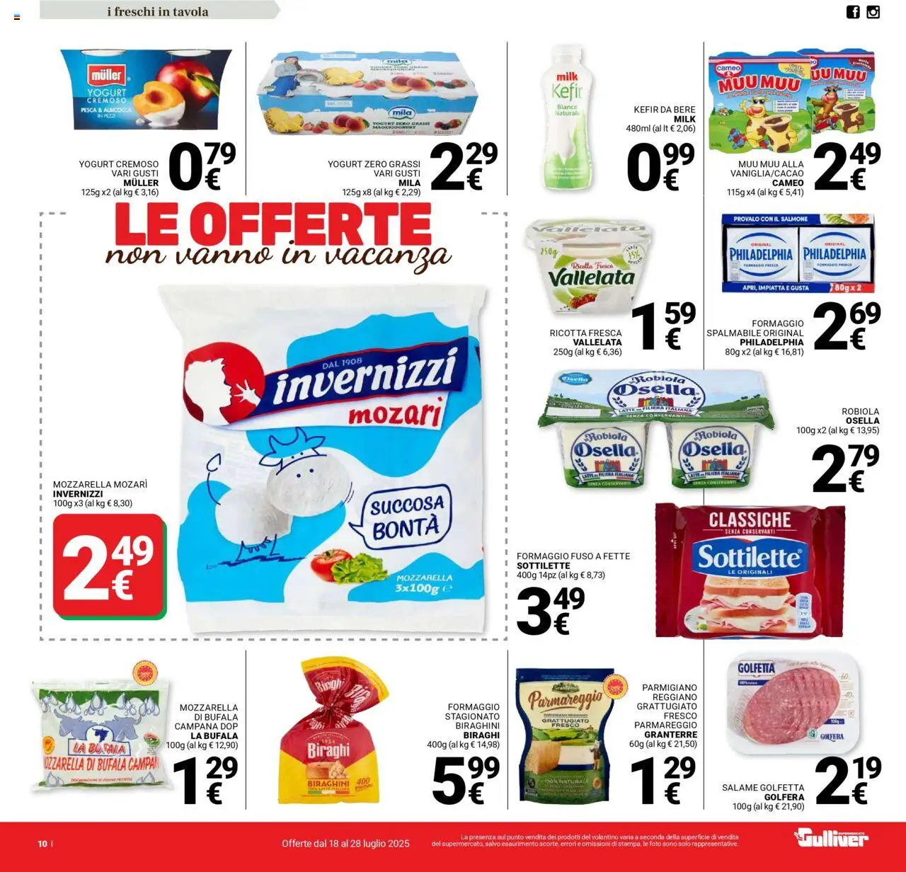 Volantino Gulliver	 - pagina 10 - valido dal 18/07/2025