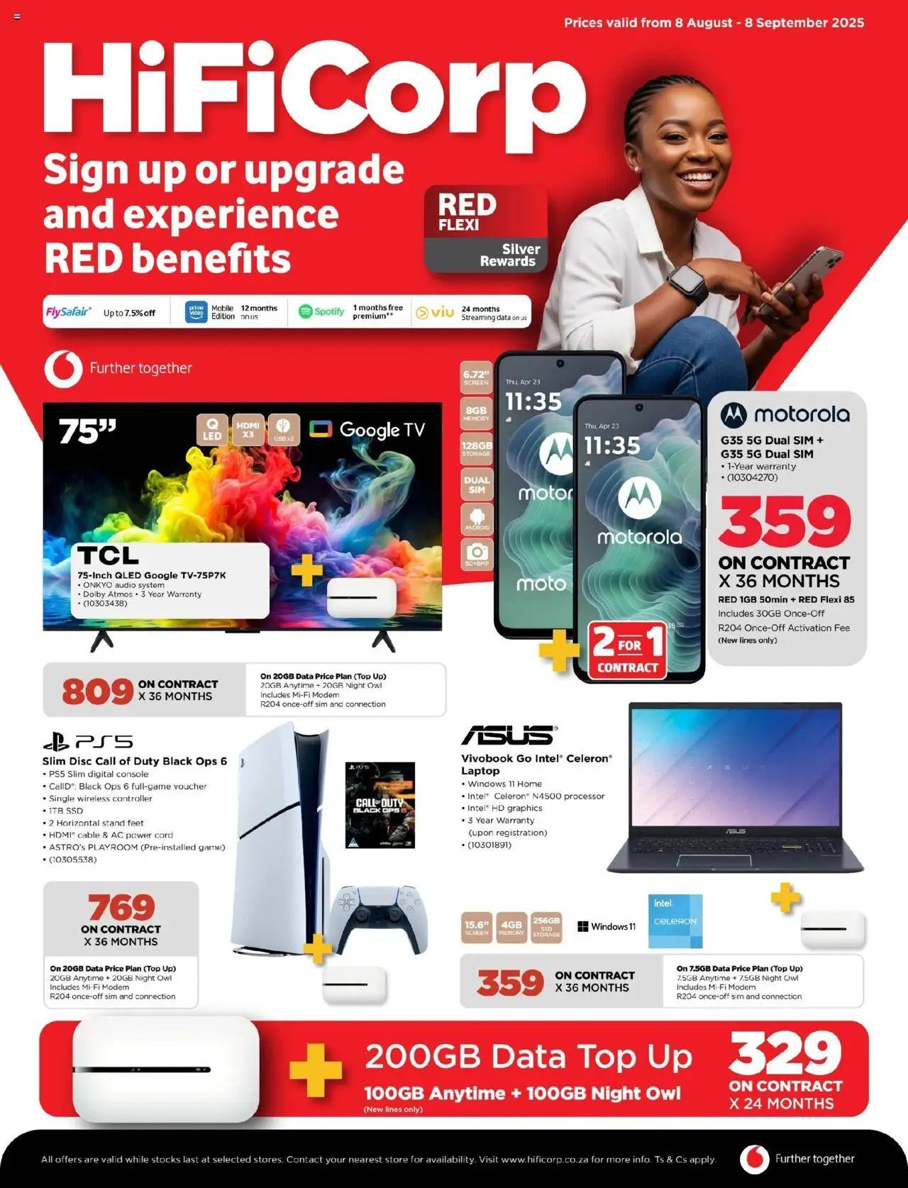 HiFi Corp Vodacom - page 1- valid from 08/08/2025