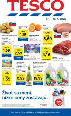 Tesco leták platný od 07.01.2026